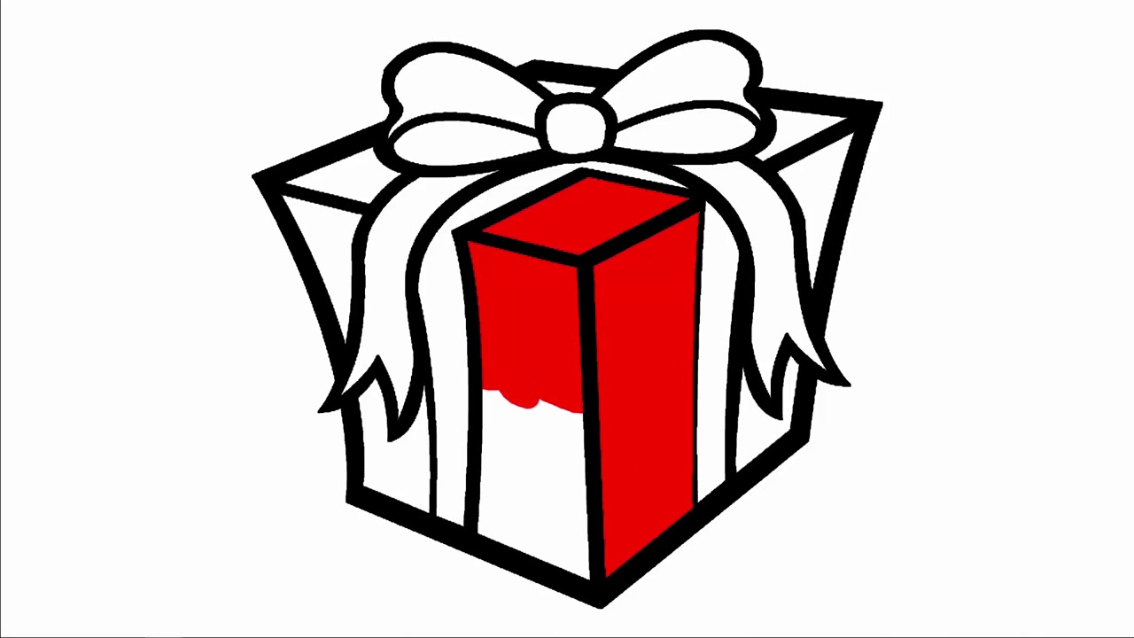 Gift Box Drawing | Free download on ClipArtMag