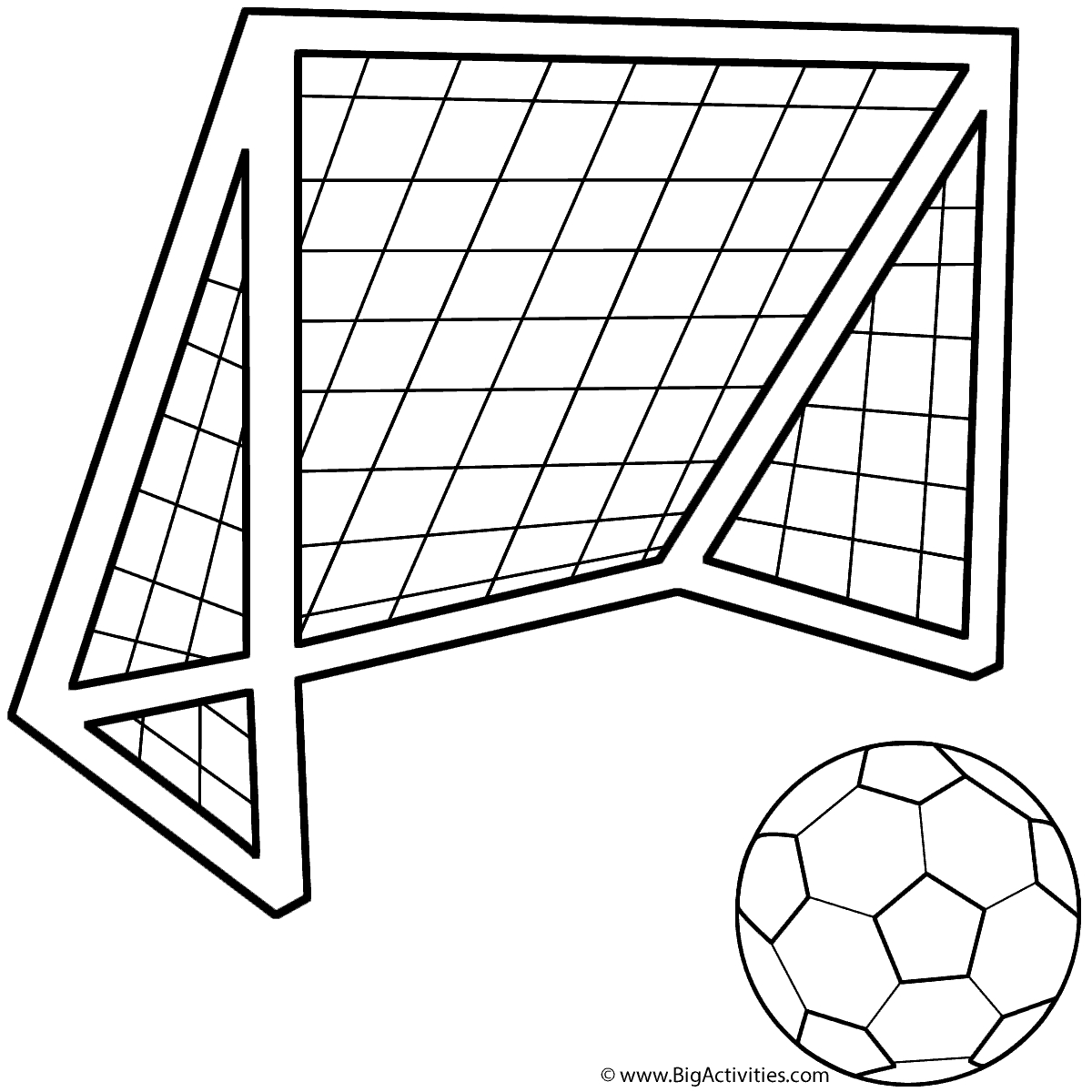 Goal Post Drawing Free download on ClipArtMag