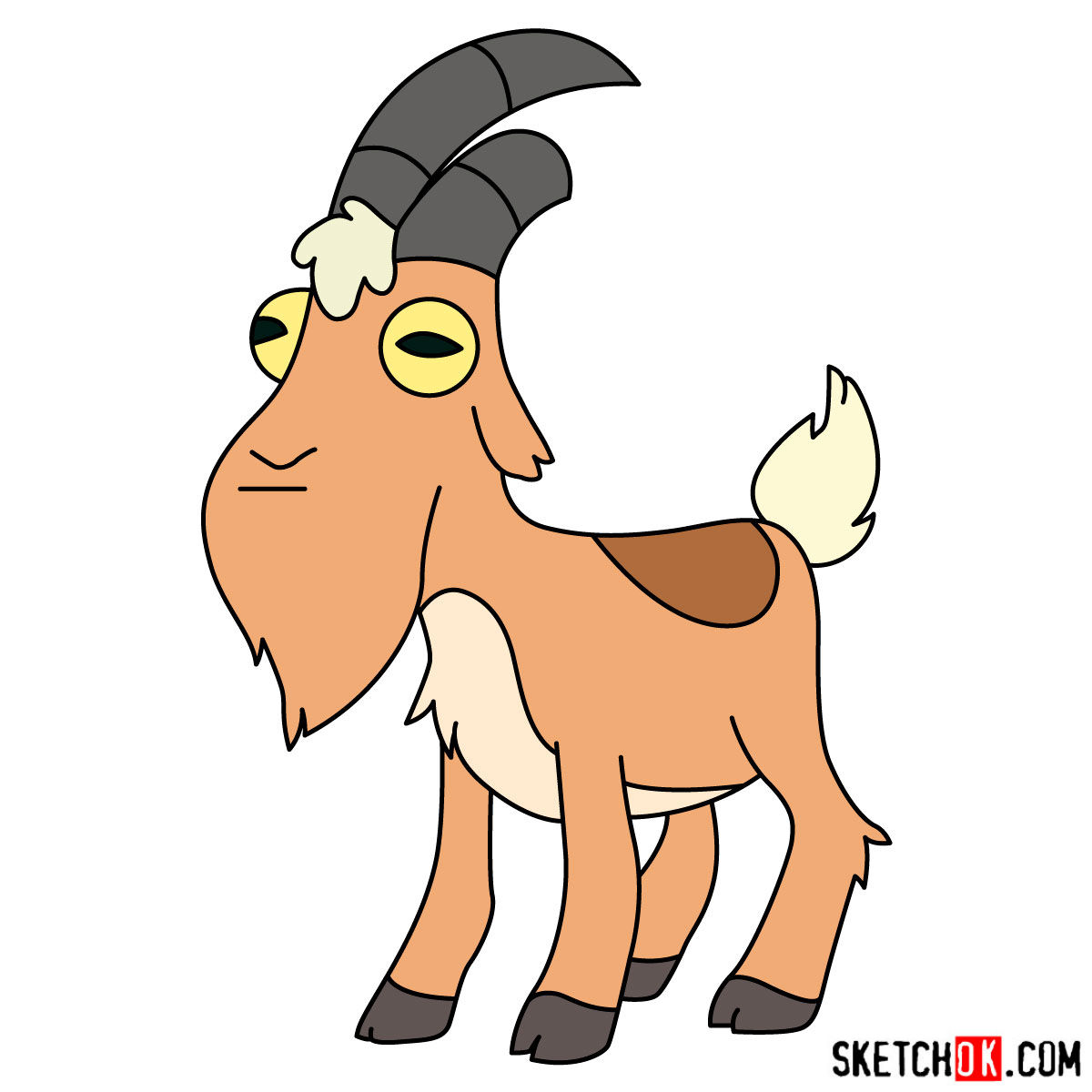 Amazing How To Draw A Goat Cartoon in the year 2023 Learn more here 