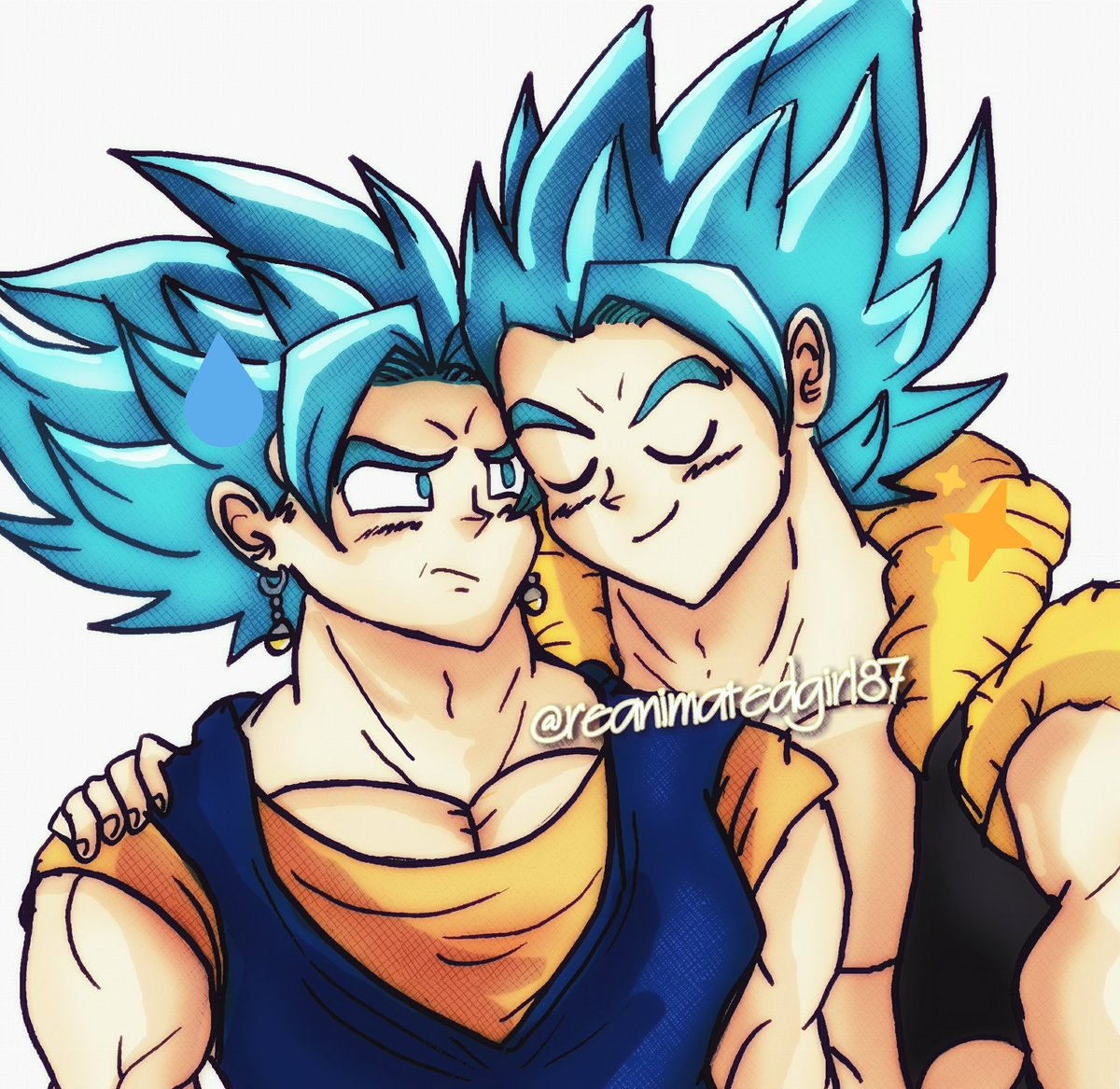 Goku And Vegeta Drawing | Free download on ClipArtMag