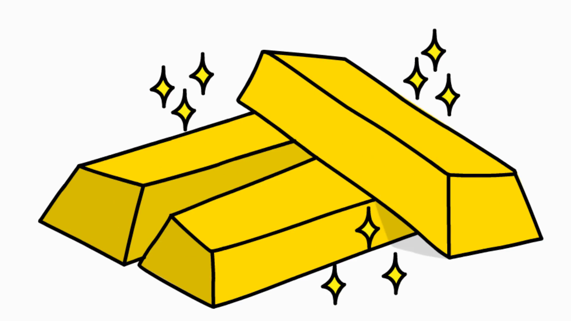 Gold Bar Drawing Free download on ClipArtMag