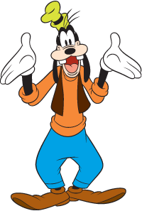 Goofy Cartoon Drawing 