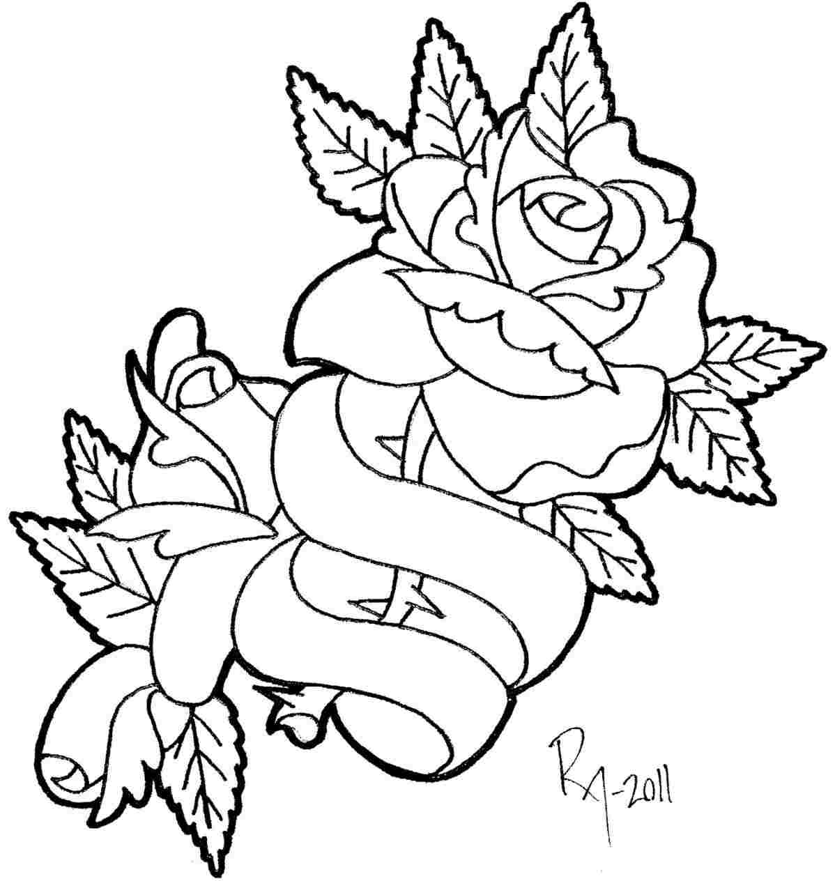 Graffiti Rose Drawing | Free download on ClipArtMag