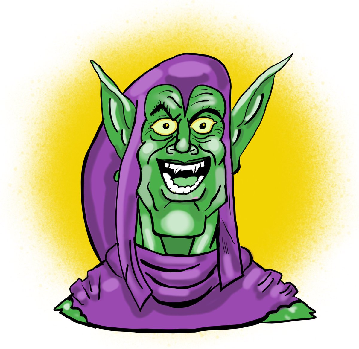 Green Goblin Drawing | Free download on ClipArtMag