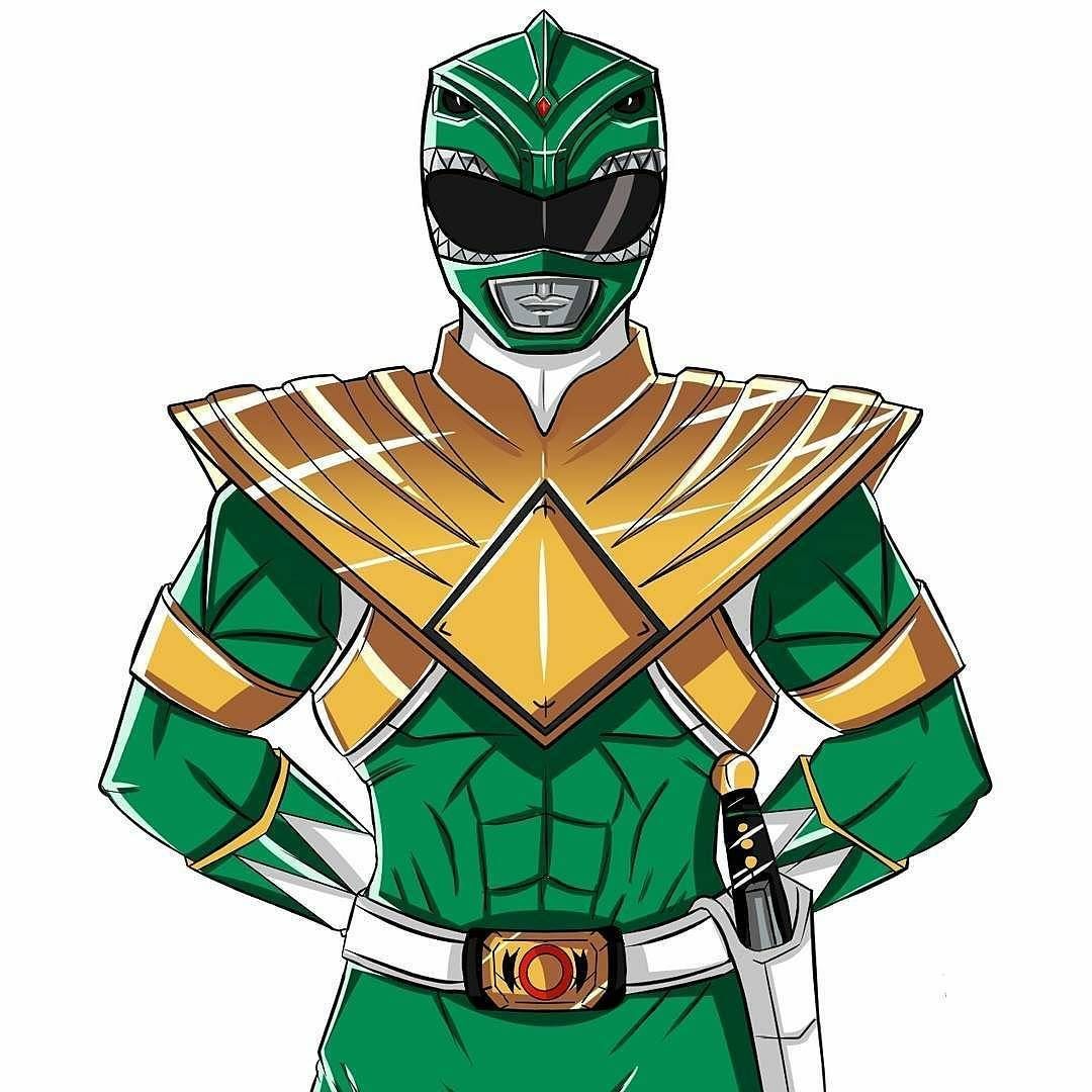 Green Power Ranger Drawing Free download on ClipArtMag