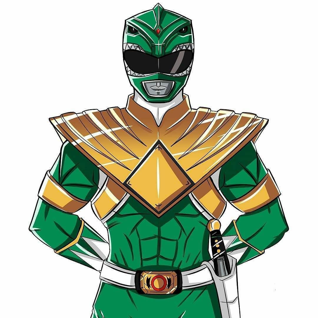 Green Power Ranger Drawing | Free download on ClipArtMag