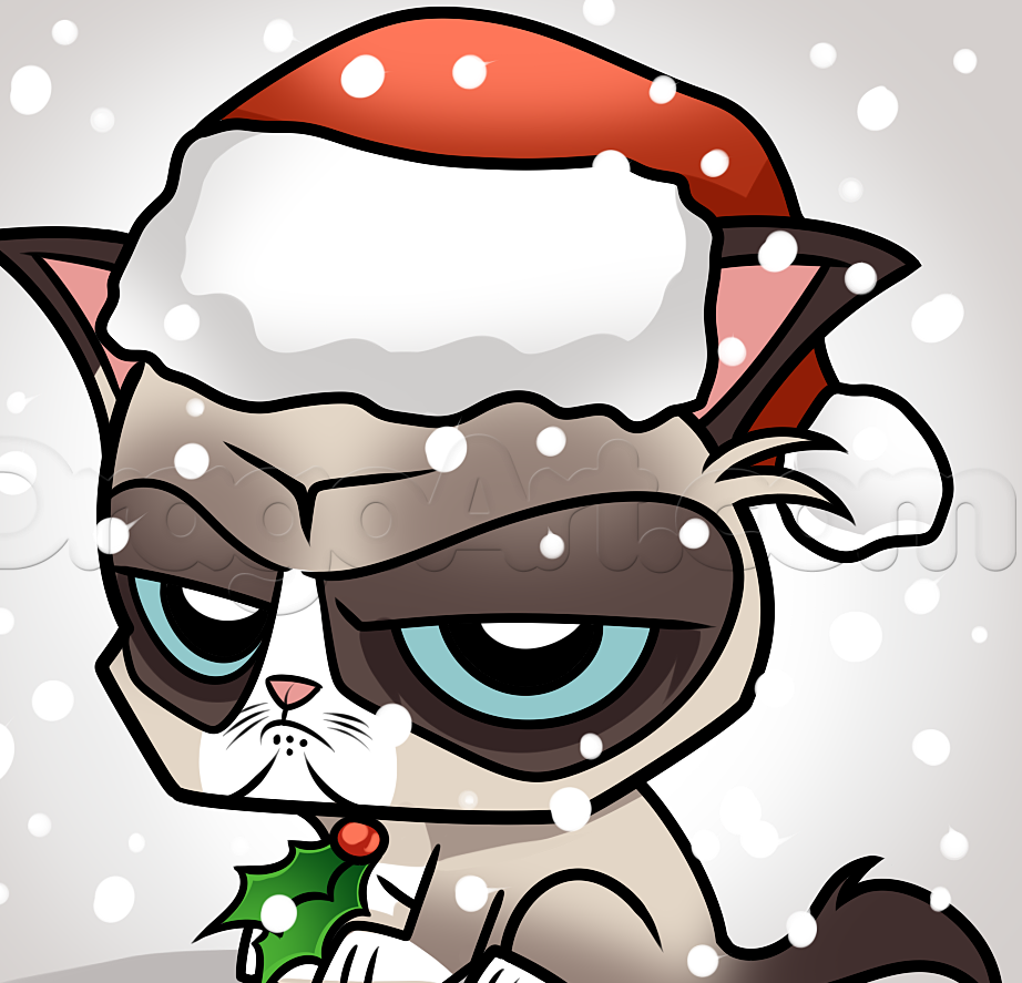 Grumpy Cat Drawing | Free download on ClipArtMag