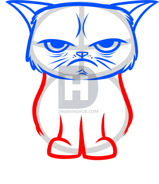 Collection of Grumpy cat clipart | Free download best Grumpy cat