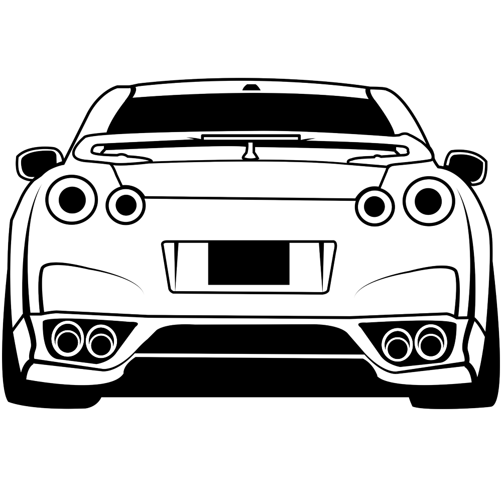 35+ Latest Nissan Gtr Drawing Back | Invisible Blogger