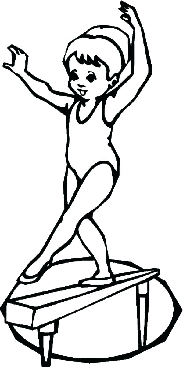 Gymnastics Drawings Easy | Free download on ClipArtMag
