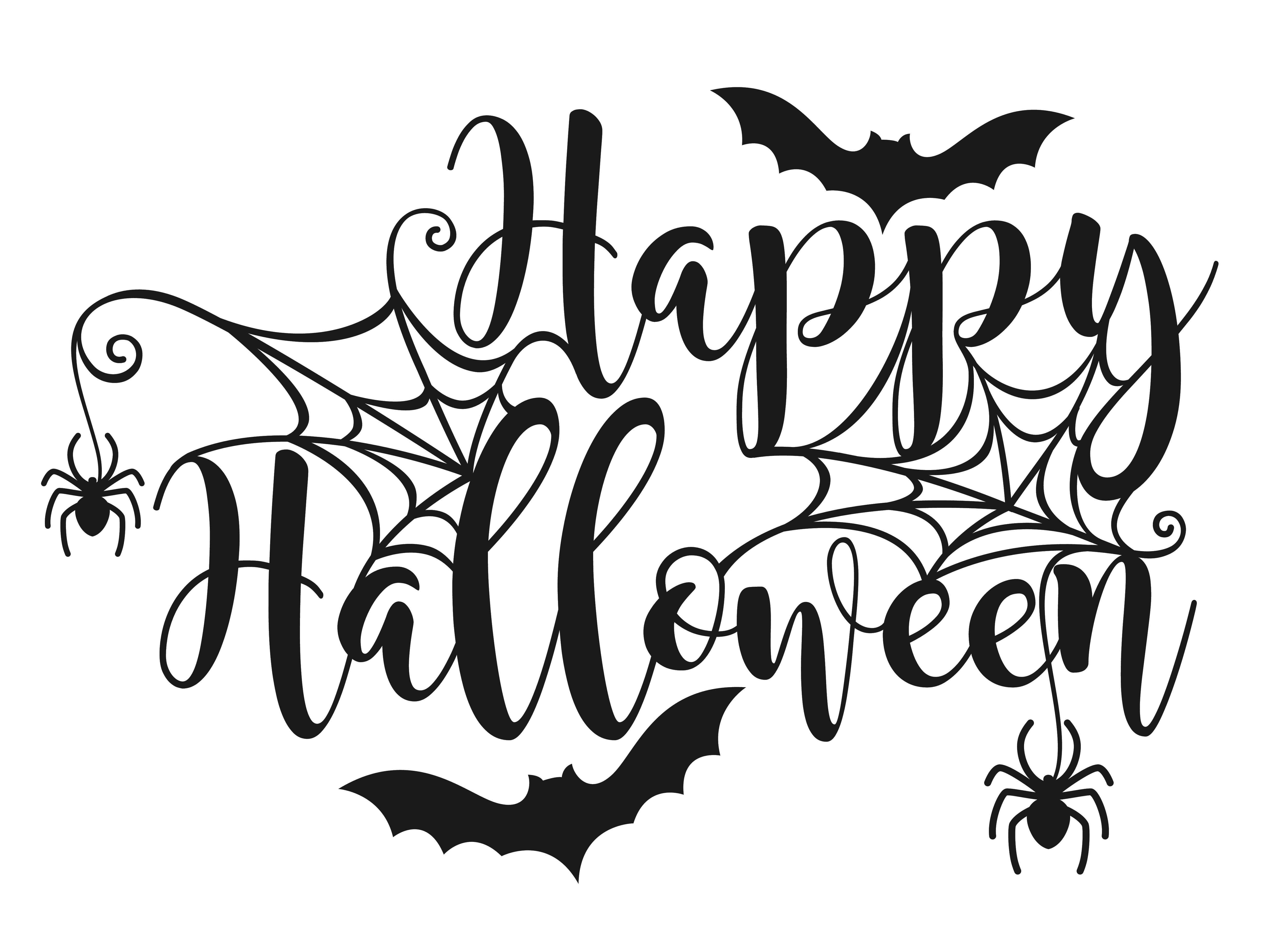 How To Draw Happy Halloween In Bubble Letters