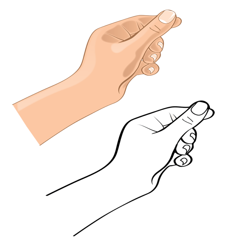 italian hand gesture drawing