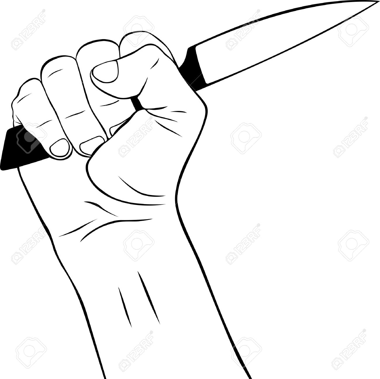 Anime Hand Holding Knife Drawing Reference - Goimages World