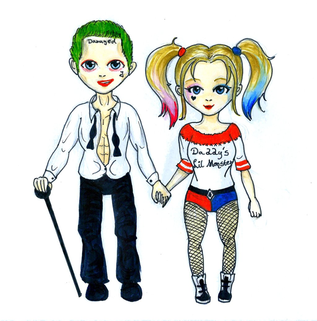 Harley Quinn And Joker Drawings | Free download on ClipArtMag