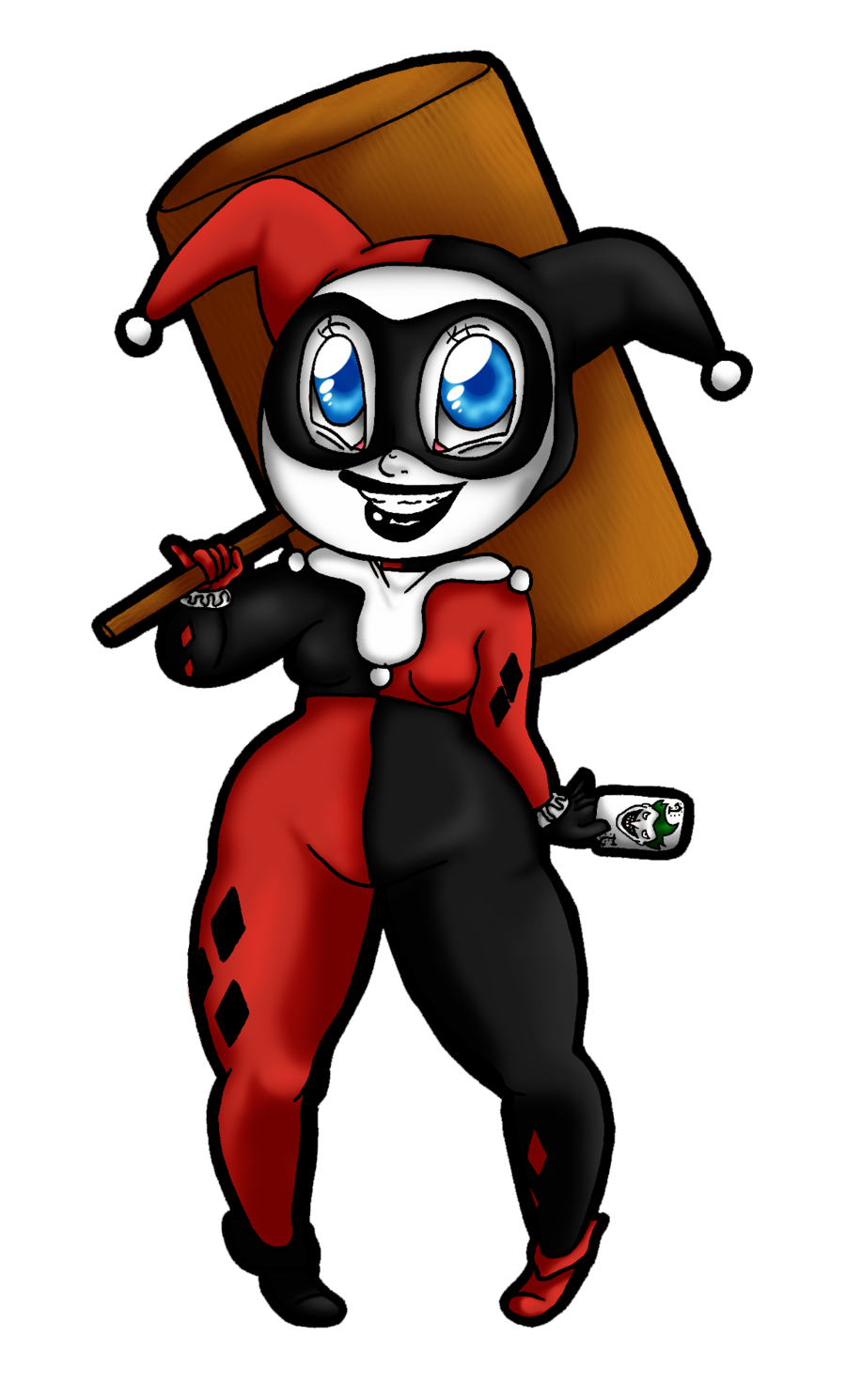 Harley Quinn Anime Drawing | Free download on ClipArtMag