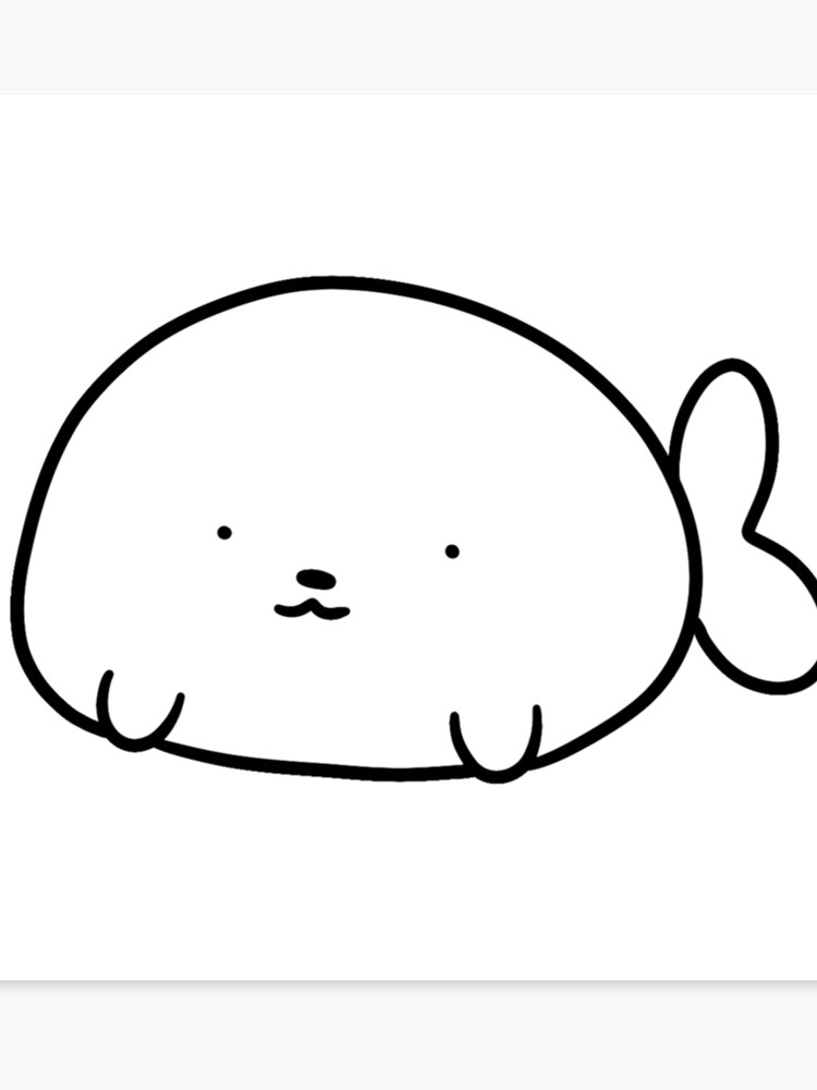 Harp Seal Drawing | Free download on ClipArtMag