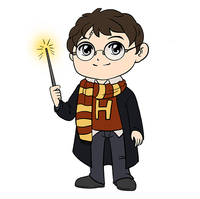 Harry Potter Cartoon Drawing | Free download on ClipArtMag