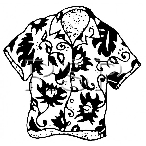 Hawaiian Shirt Drawing Free download on ClipArtMag