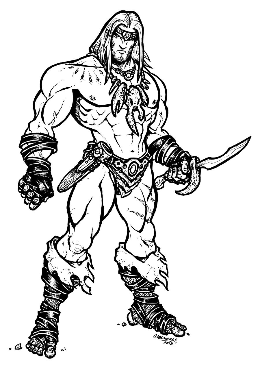 He Man Drawing 