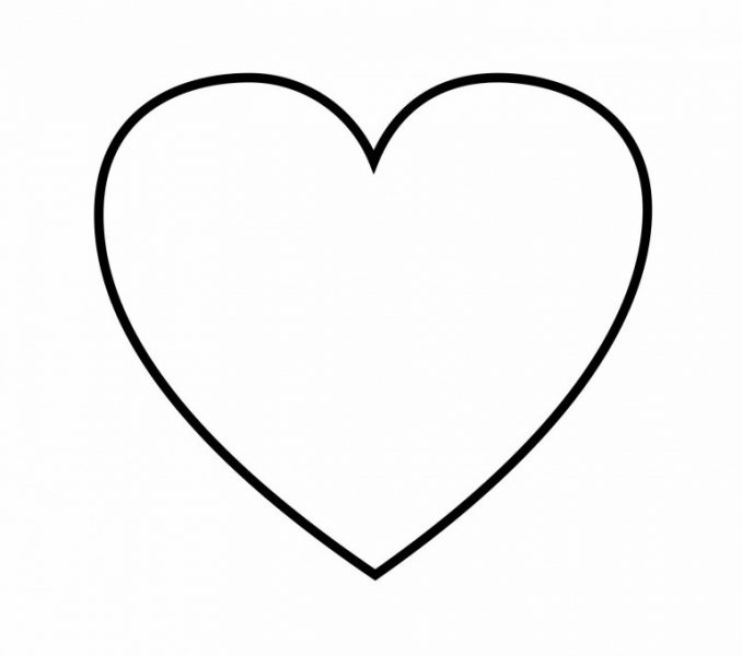 Heart Shape Drawing Free download on ClipArtMag