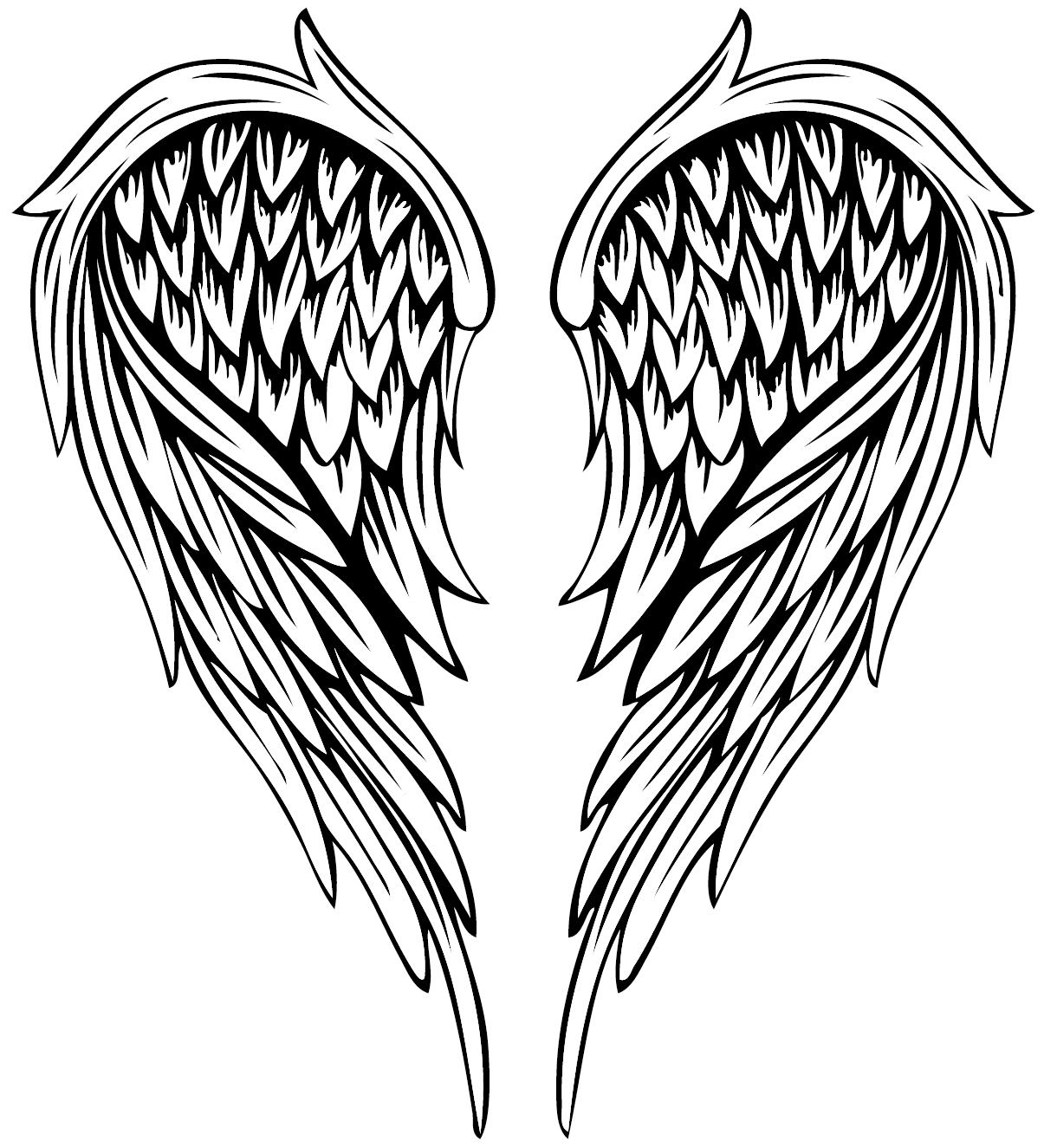Heart With Angel Wings Drawings | Free download on ClipArtMag