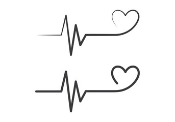 Heartbeat Line Drawing | Free download on ClipArtMag