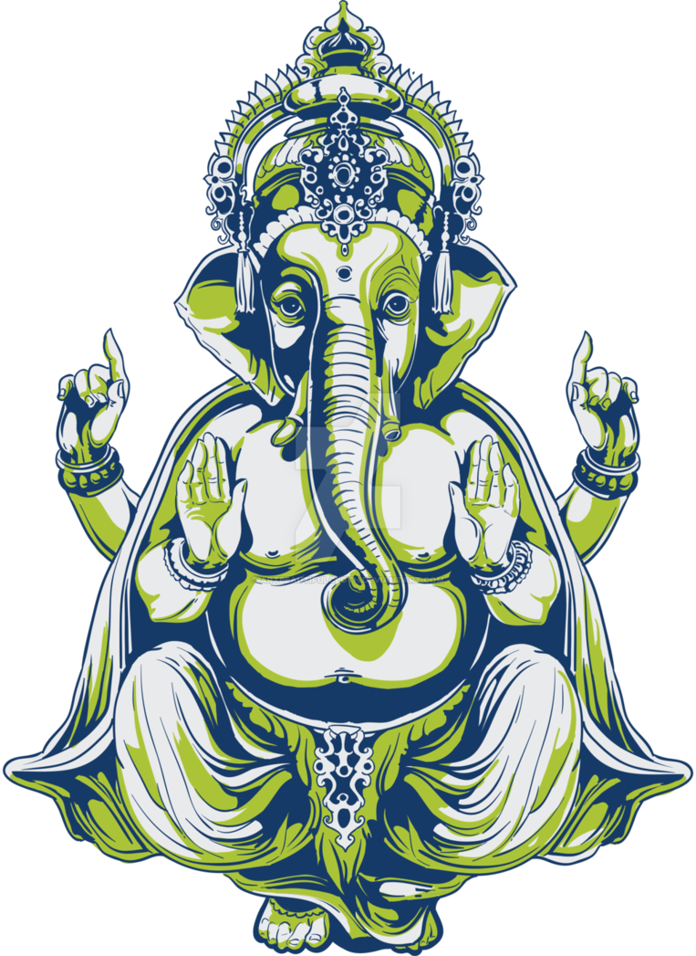 Hindu Elephant God Drawing | Free download on ClipArtMag