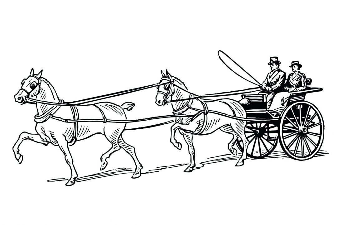 Horse Carriage Drawing | Free download on ClipArtMag