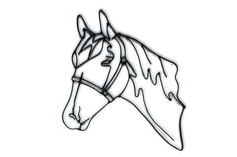 Horse Head Front View Drawing | Free download on ClipArtMag