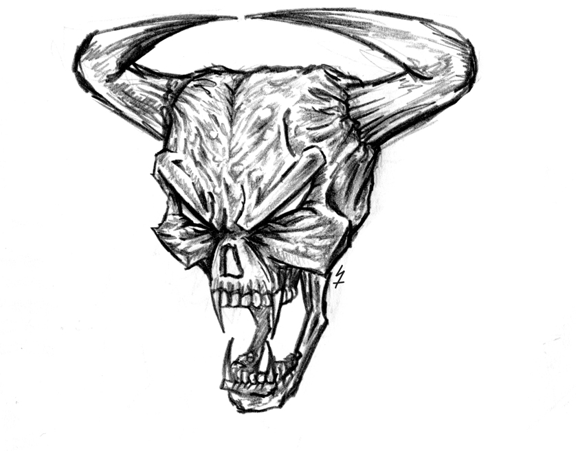 Horse Skull Drawing | Free download on ClipArtMag