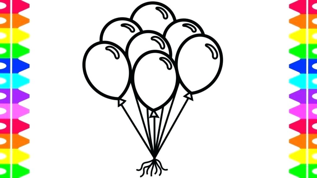 Hot Air Balloon Line Drawing | Free download on ClipArtMag