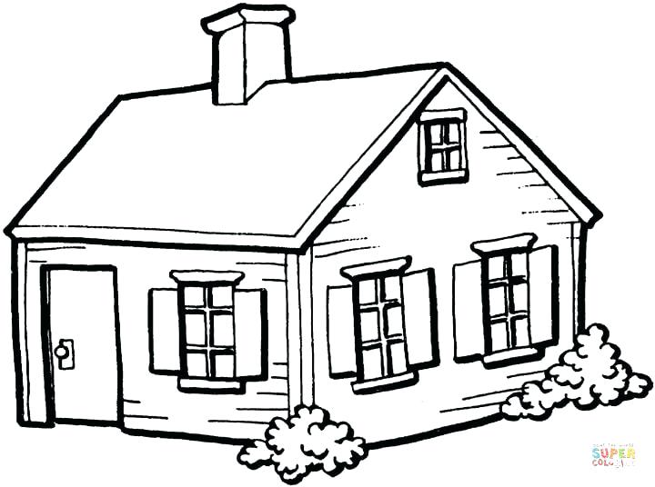 House Drawing Outline Free Download On Clipartmag