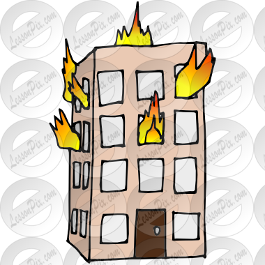 House On Fire Drawing | Free download on ClipArtMag