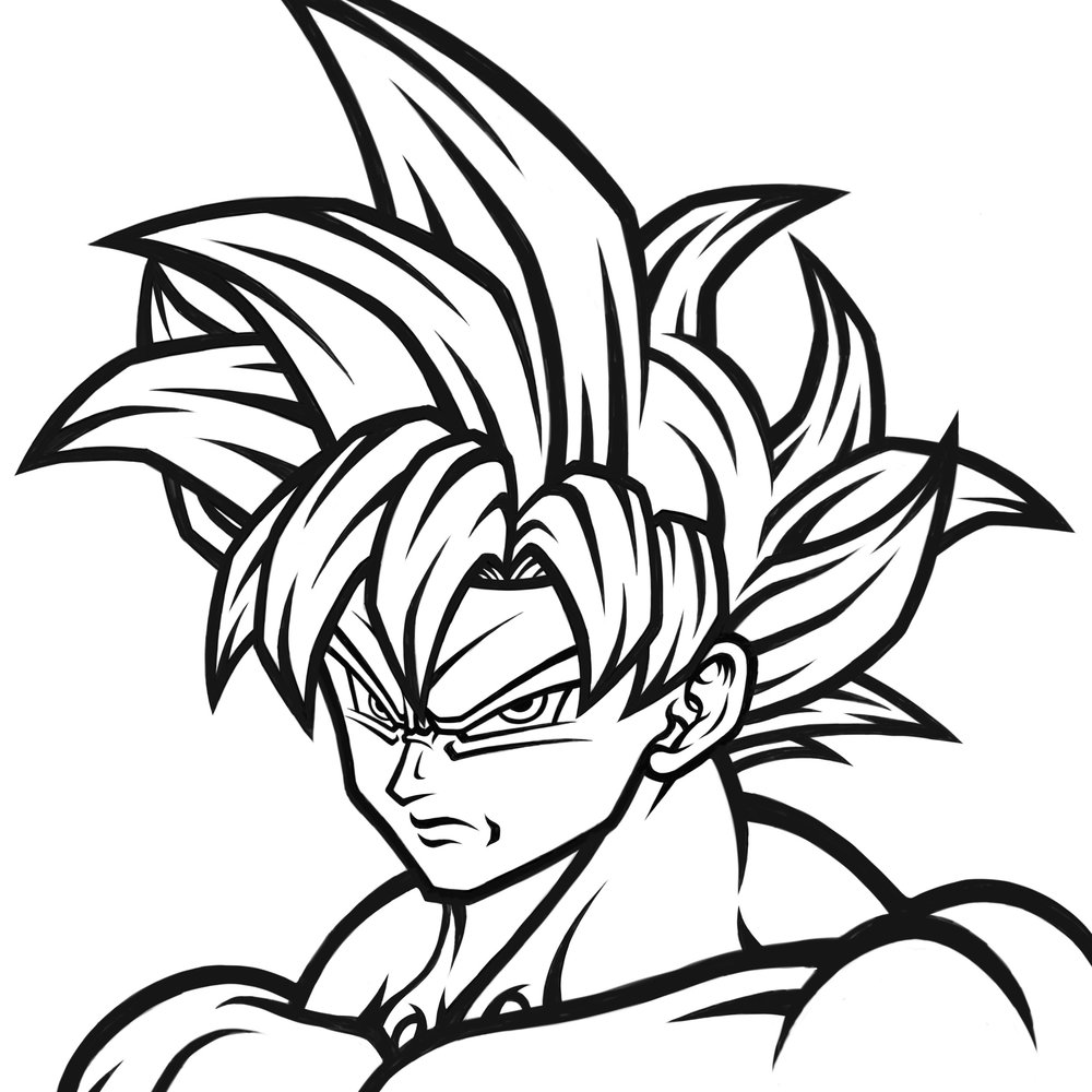 Cute Dragon Ball Z Drawings Sketch with simple drawing | Sketch Art Drawing