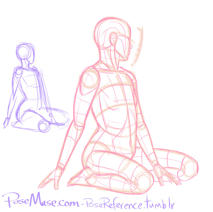 Featured image of post Sitting On Knees Pose Reference Drawing Hello i just wanted to ask if someone knows any good references for poses and such