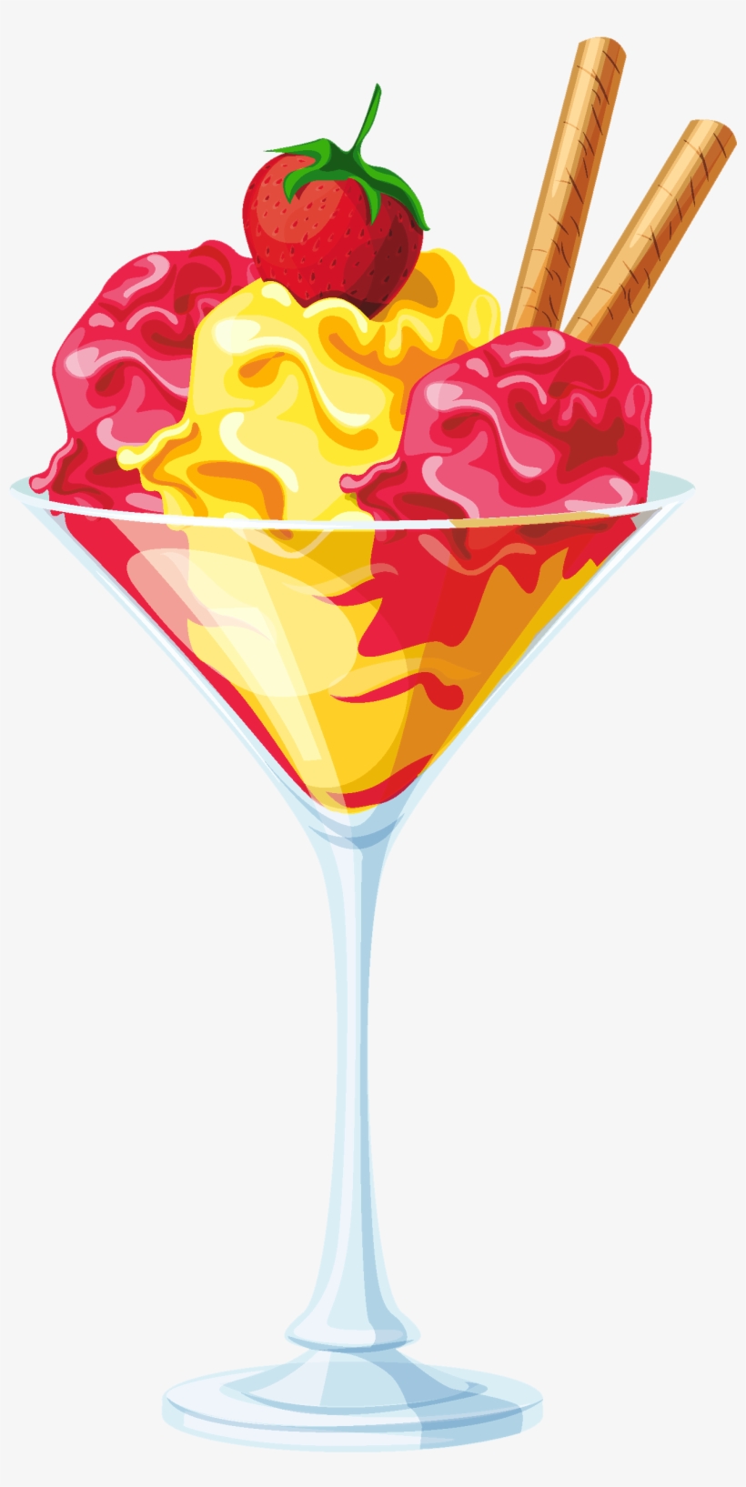 Ice Cream Sundae Drawing Free download on ClipArtMag
