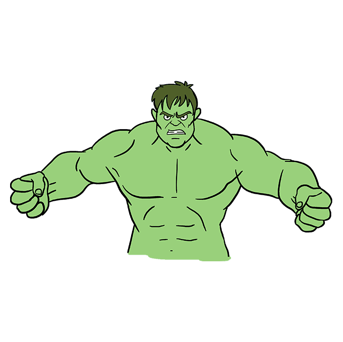 Incredible Hulk Drawing | Free download on ClipArtMag