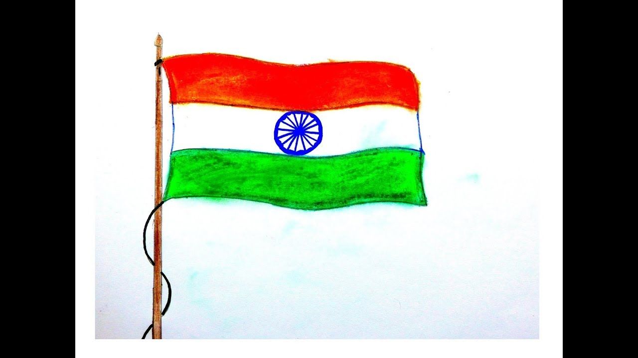 Indian Flag Drawing | Free download on ClipArtMag