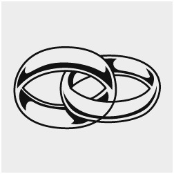 Interlocking Wedding Rings Drawing | Free download on ClipArtMag