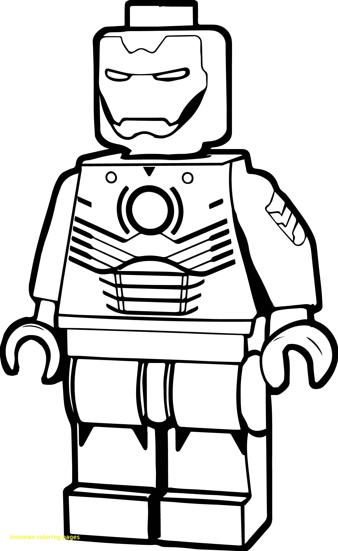 iron man cartoon drawing