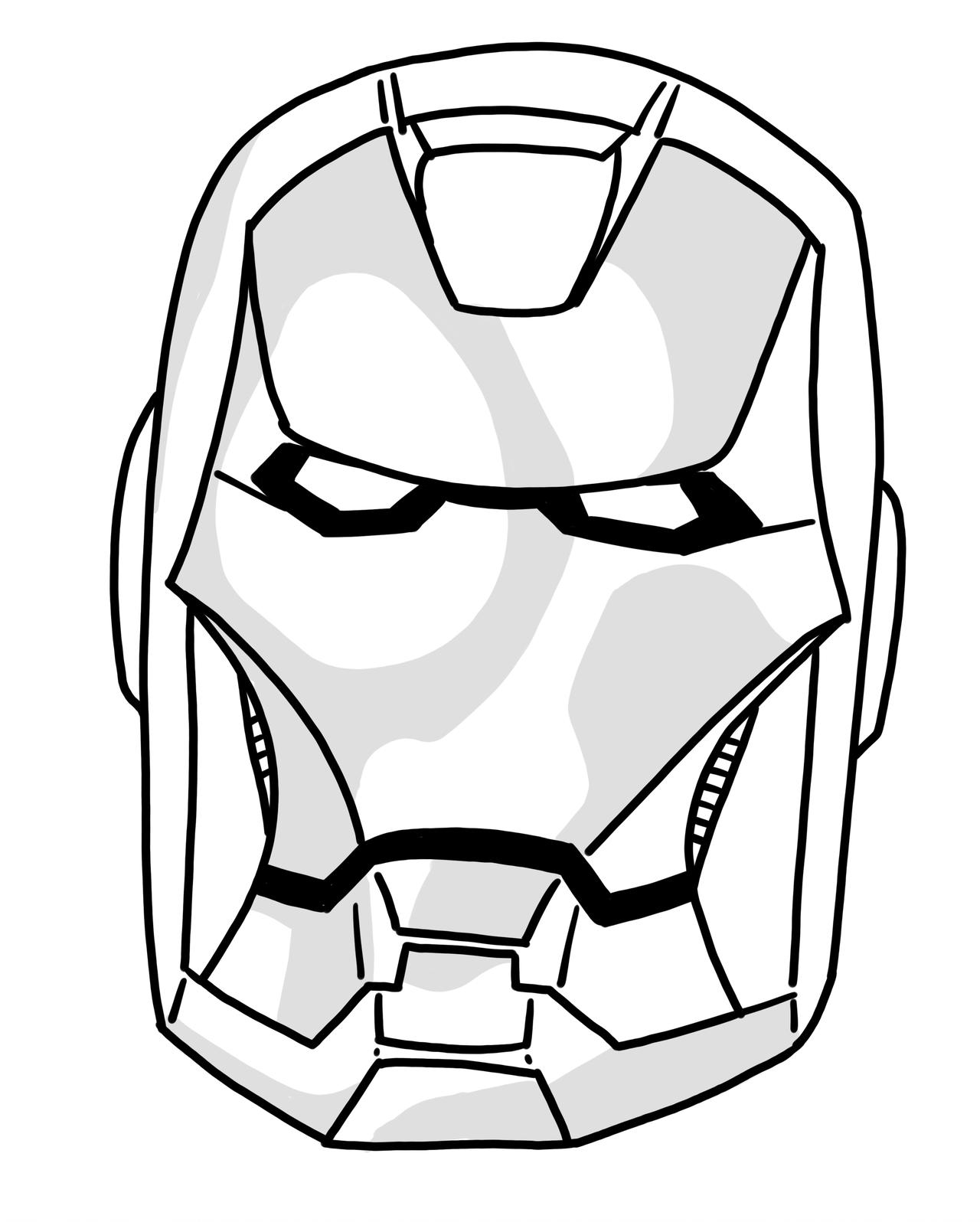 Iron Man Drawing | Free download on ClipArtMag