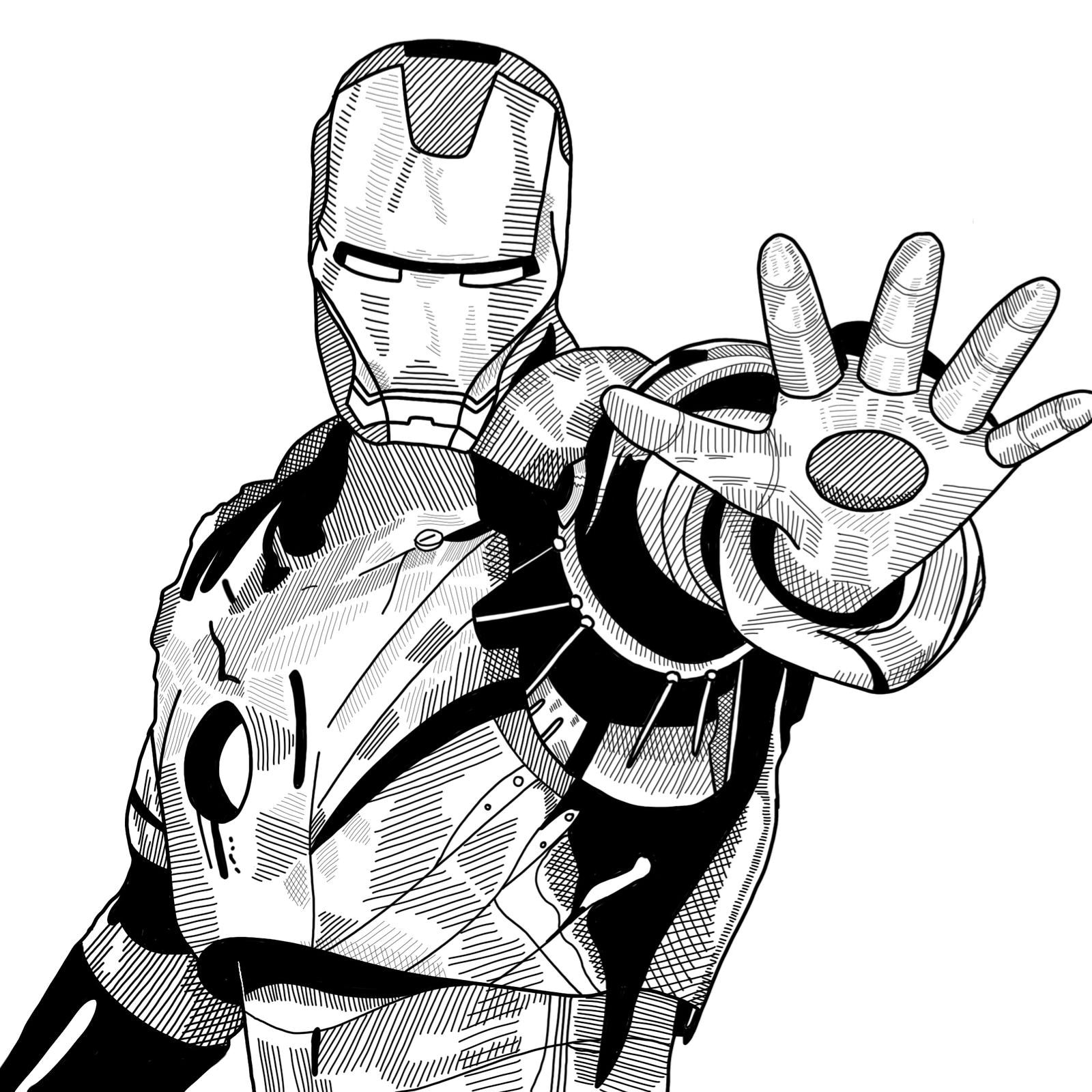  Ironman Sketch Drawing for Girl