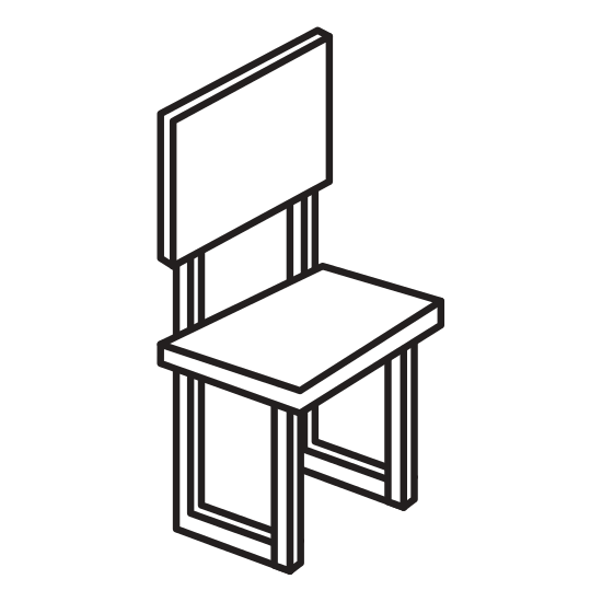 Isometric Drawing Of A Chair Free Download On Clipartmag