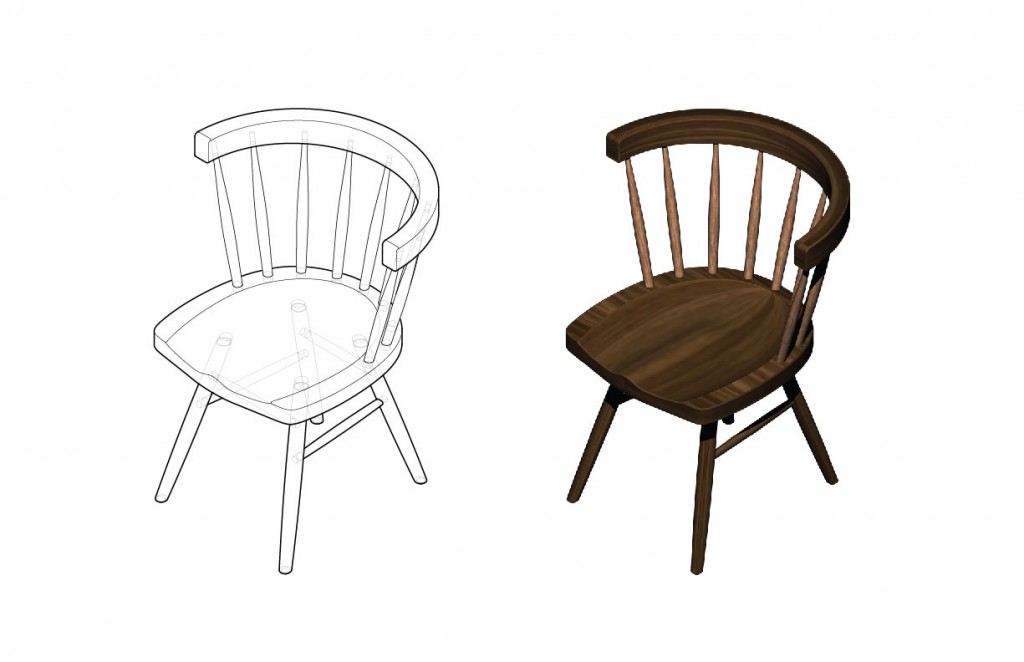 Isometric Drawing Of A Chair Free Download On Clipartmag