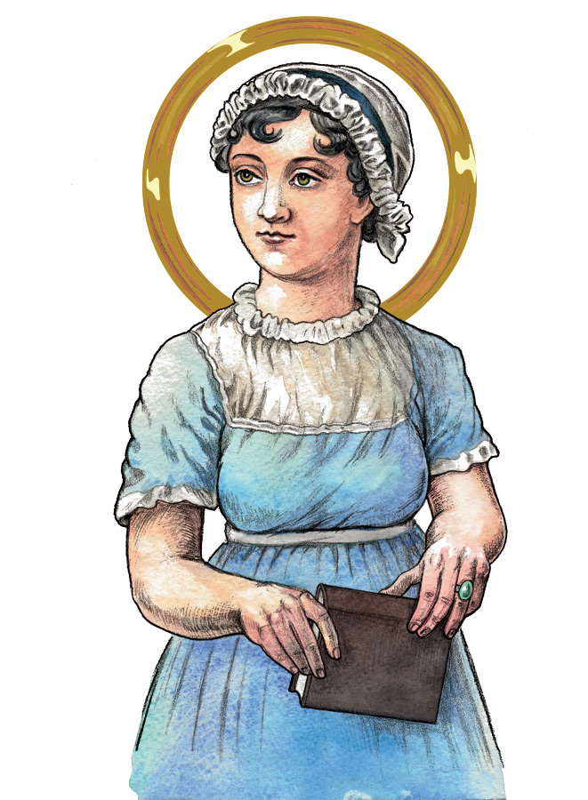 Jane Austen Drawing | Free download on ClipArtMag