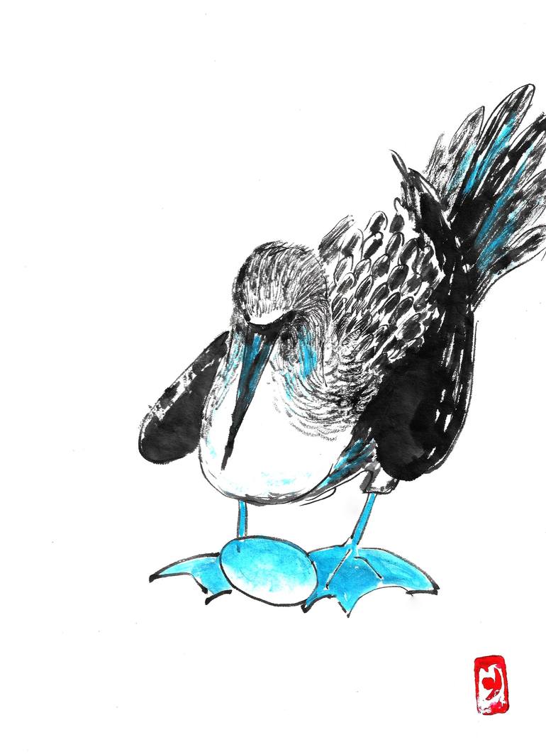 Japanese Bird Drawing | Free download on ClipArtMag