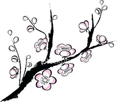 Japanese Cherry Blossom Drawing | Free download on ClipArtMag