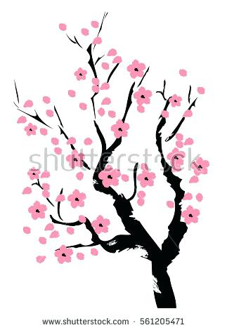 10+ Best For Japanese Cherry Blossom Drawing Easy | Tasya Baby