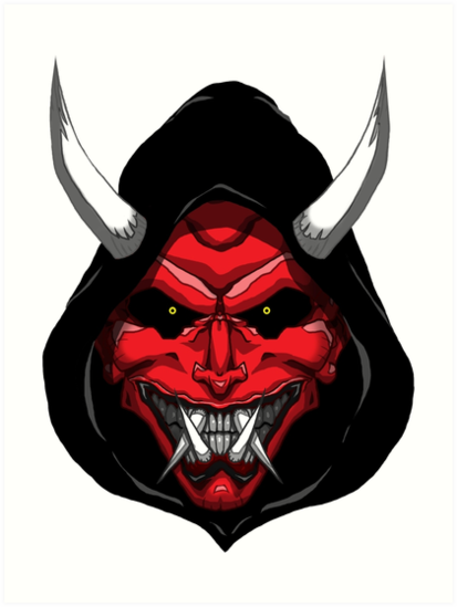 Japanese Demon Drawing | Free download on ClipArtMag