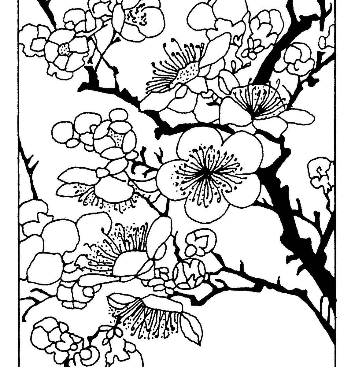 Japanese Flower Drawing | Free download on ClipArtMag